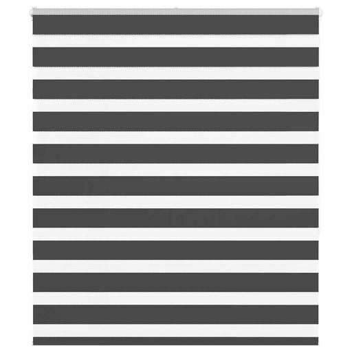 Jaluzea tip zebra neagră lățime țesătură 115,9 cm poliester - WALTI WALTI