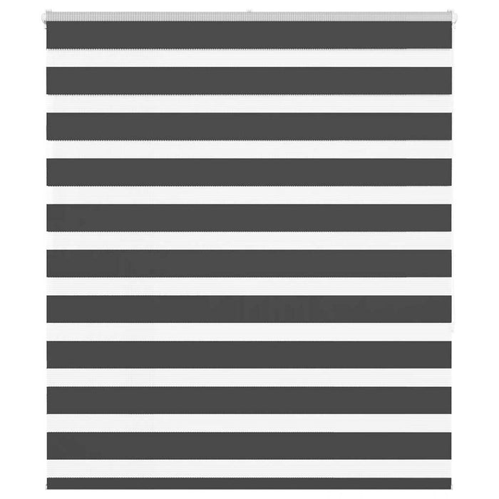 Jaluzea tip zebra neagră lățime țesătură 115,9 cm poliester - WALTI WALTI