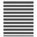 Jaluzea tip zebra neagră lățime țesătură 115,9 cm poliester - WALTI WALTI