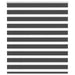 Jaluzea tip zebra neagră lățime țesătură 125,9 cm poliester - WALTI WALTI