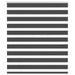 Jaluzea tip zebra neagră lățime țesătură 130,9 cm poliester - WALTI WALTI