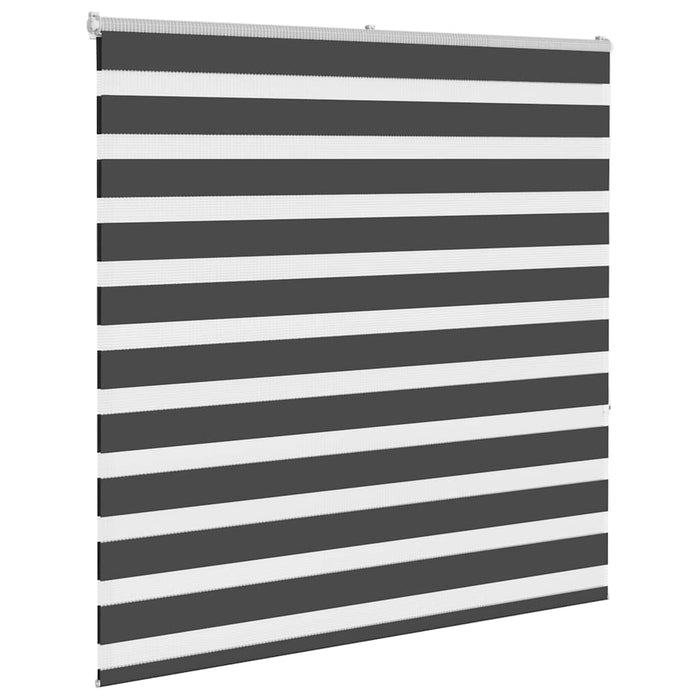 Jaluzea tip zebra neagră lățime țesătură 145,9 cm poliester - WALTI WALTI