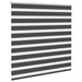 Jaluzea tip zebra neagră lățime țesătură 145,9 cm poliester - WALTI WALTI