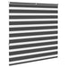 Jaluzea tip zebra neagră lățime țesătură 145,9 cm poliester - WALTI WALTI