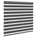 Jaluzea tip zebra neagră lățime țesătură 160,9 cm poliester - WALTI WALTI