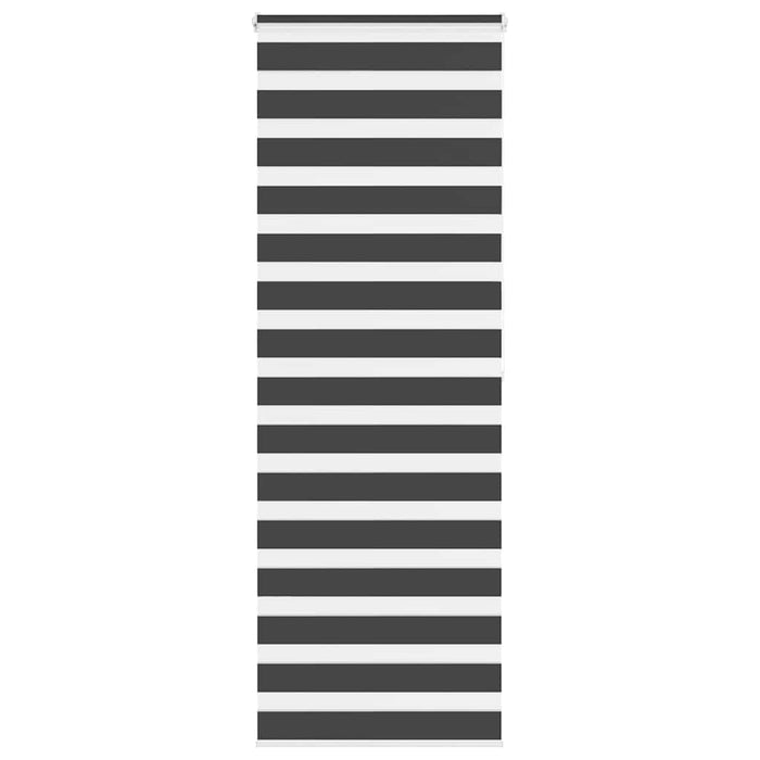 Jaluzea tip zebra neagră lățime țesătură 65,9 cm poliester - WALTI WALTI