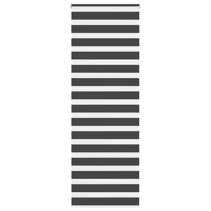 Jaluzea tip zebra neagră lățime țesătură 80,9 cm poliester - WALTI WALTI