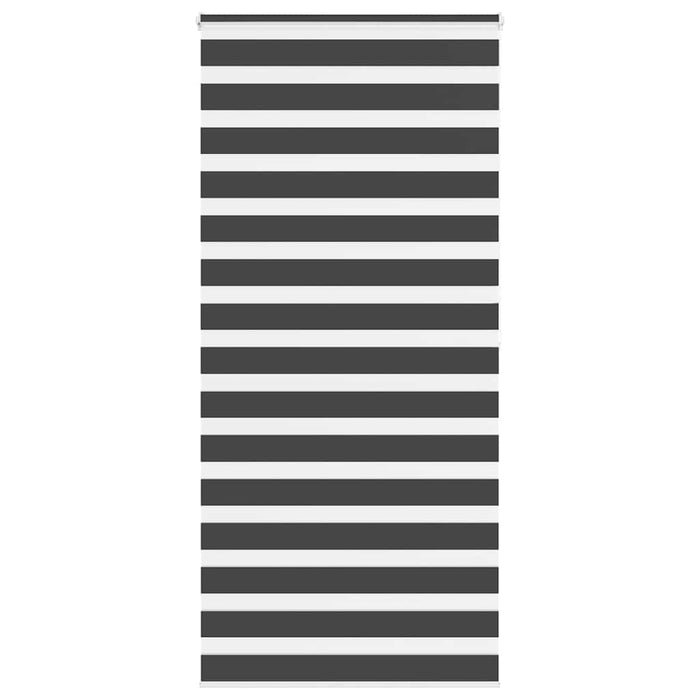 Jaluzea tip zebra neagră lățime țesătură 90,9 cm poliester - WALTI WALTI