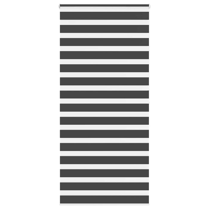Jaluzea tip zebra neagră lățime țesătură 95,9 cm poliester - WALTI WALTI