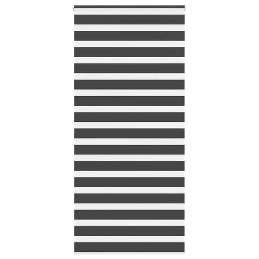 Jaluzea tip zebra neagră lățime țesătură 105,9 cm poliester - WALTI WALTI