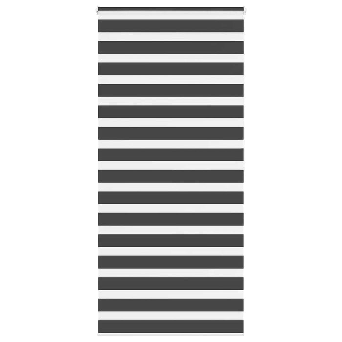 Jaluzea tip zebra neagră lățime țesătură 105,9 cm poliester - WALTI WALTI