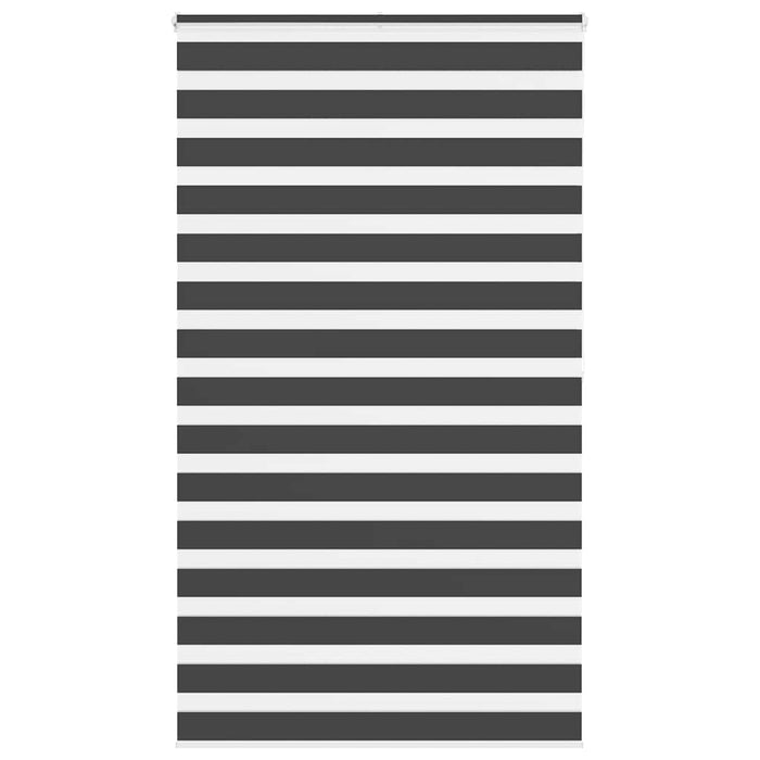 Jaluzea tip zebra neagră lățime țesătură 115,9 cm poliester - WALTI WALTI
