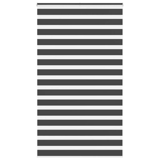 Jaluzea tip zebra neagră lățime țesătură 120,9 cm poliester - WALTI WALTI