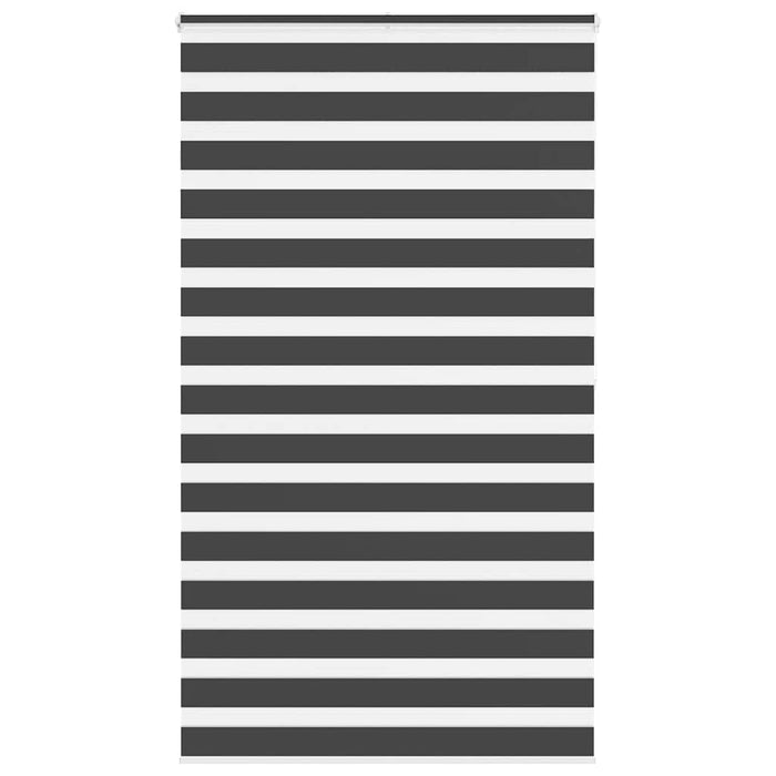 Jaluzea tip zebra neagră lățime țesătură 120,9 cm poliester - WALTI WALTI