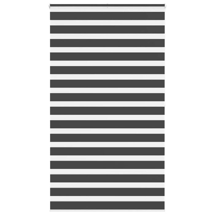Jaluzea tip zebra neagră lățime țesătură 125,9 cm poliester - WALTI WALTI