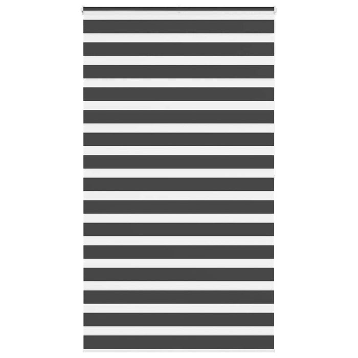 Jaluzea tip zebra neagră lățime țesătură 130,9 cm poliester - WALTI WALTI