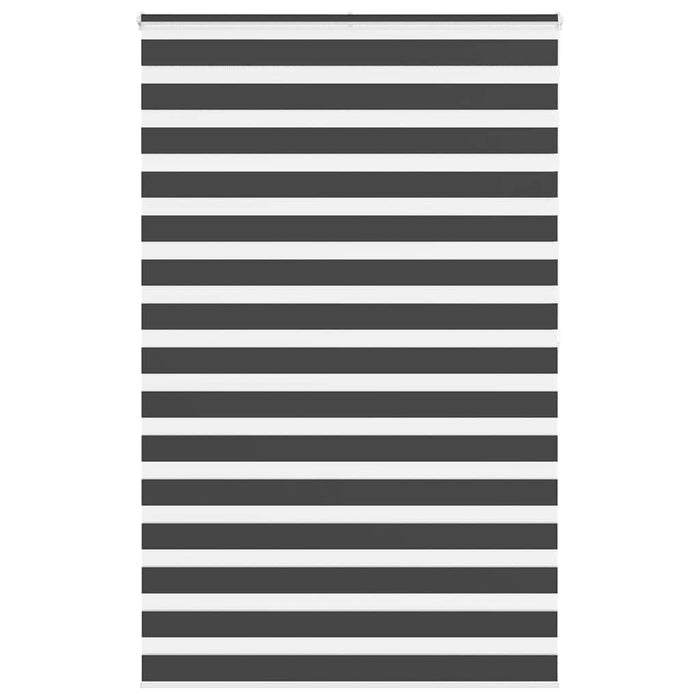 Jaluzea tip zebra neagră lățime țesătură 140,9 cm poliester - WALTI WALTI