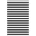 Jaluzea tip zebra neagră lățime țesătură 140,9 cm poliester - WALTI WALTI