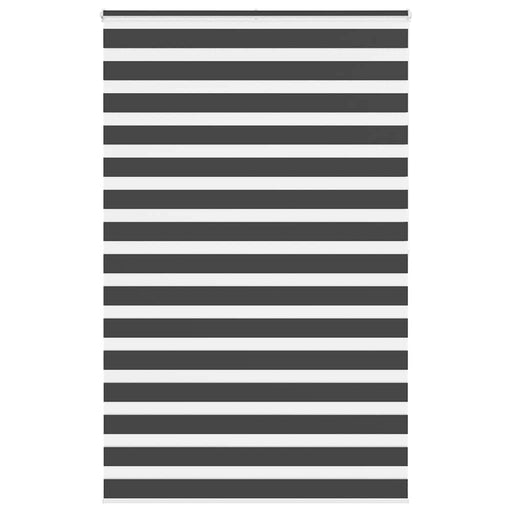 Jaluzea tip zebra neagră lățime țesătură 145,9 cm poliester - WALTI WALTI
