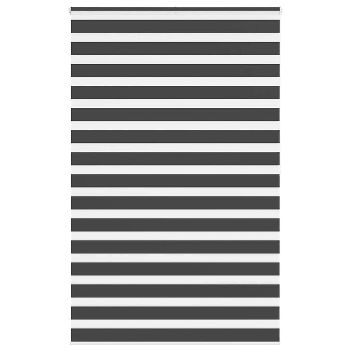 Jaluzea tip zebra neagră lățime țesătură 145,9 cm poliester - WALTI WALTI