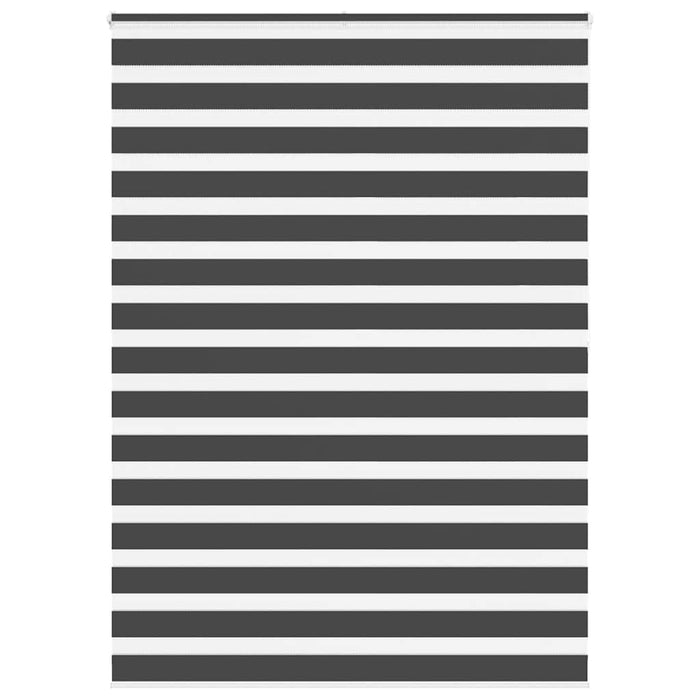 Jaluzea tip zebra neagră lățime țesătură 150,9 cm poliester - WALTI WALTI
