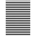 Jaluzea tip zebra neagră lățime țesătură 150,9 cm poliester - WALTI WALTI