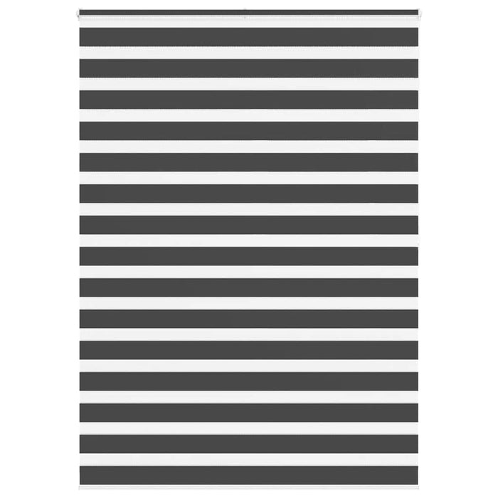 Jaluzea tip zebra neagră lățime țesătură 160,9 cm poliester - WALTI WALTI