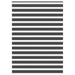 Jaluzea tip zebra neagră lățime țesătură 160,9 cm poliester - WALTI WALTI