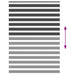 Jaluzea tip zebra neagră lățime țesătură 160,9 cm poliester - WALTI WALTI