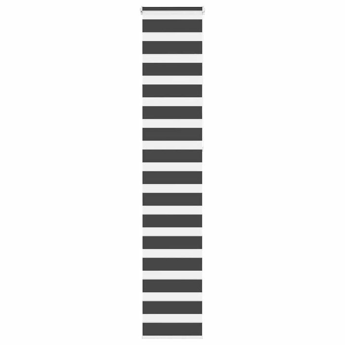 Jaluzea tip zebra neagră lățime țesătură 40,9 cm poliester - WALTI WALTI
