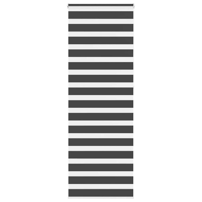 Jaluzea tip zebra neagră lățime țesătură 65,9 cm poliester - WALTI WALTI