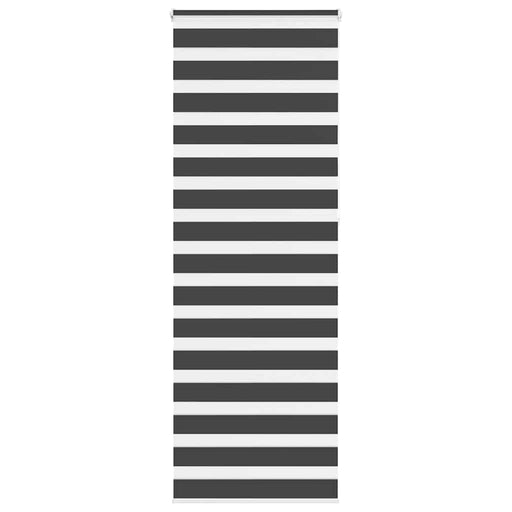 Jaluzea tip zebra neagră lățime țesătură 75,9 cm poliester - WALTI WALTI