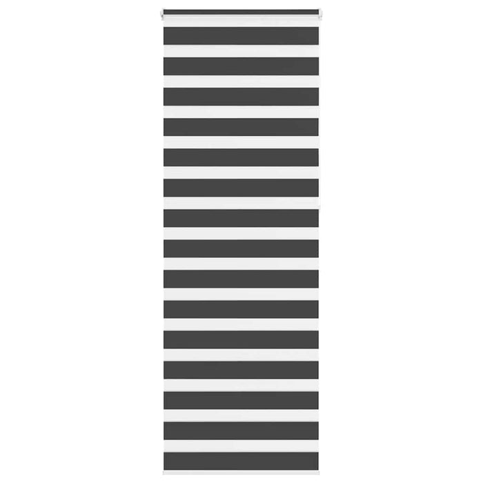 Jaluzea tip zebra neagră lățime țesătură 75,9 cm poliester - WALTI WALTI