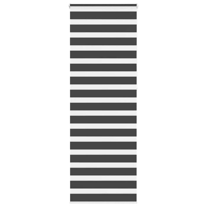 Jaluzea tip zebra neagră lățime țesătură 80,9 cm poliester - WALTI WALTI