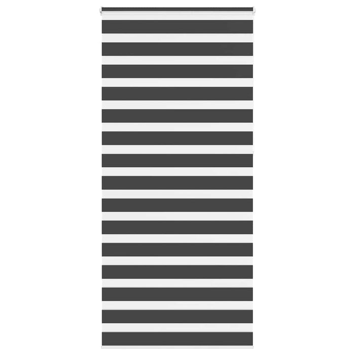Jaluzea tip zebra neagră lățime țesătură 95,9 cm poliester WALTI