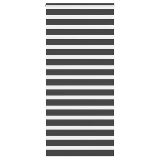 Jaluzea tip zebra neagră lățime țesătură 110,9 cm poliester - WALTI WALTI