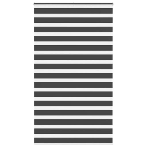 Jaluzea tip zebra neagră lățime țesătură 115,9 cm poliester - WALTI WALTI