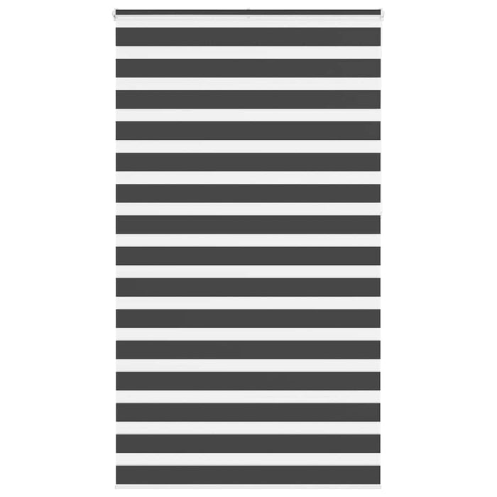 Jaluzea tip zebra neagră lățime țesătură 115,9 cm poliester - WALTI WALTI