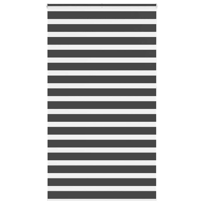Jaluzea tip zebra neagră lățime țesătură 125,9 cm poliester - WALTI WALTI