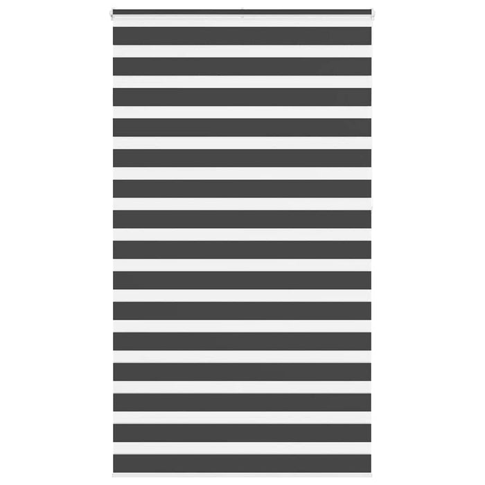 Jaluzea tip zebra neagră lățime țesătură 130,9 cm poliester - WALTI WALTI