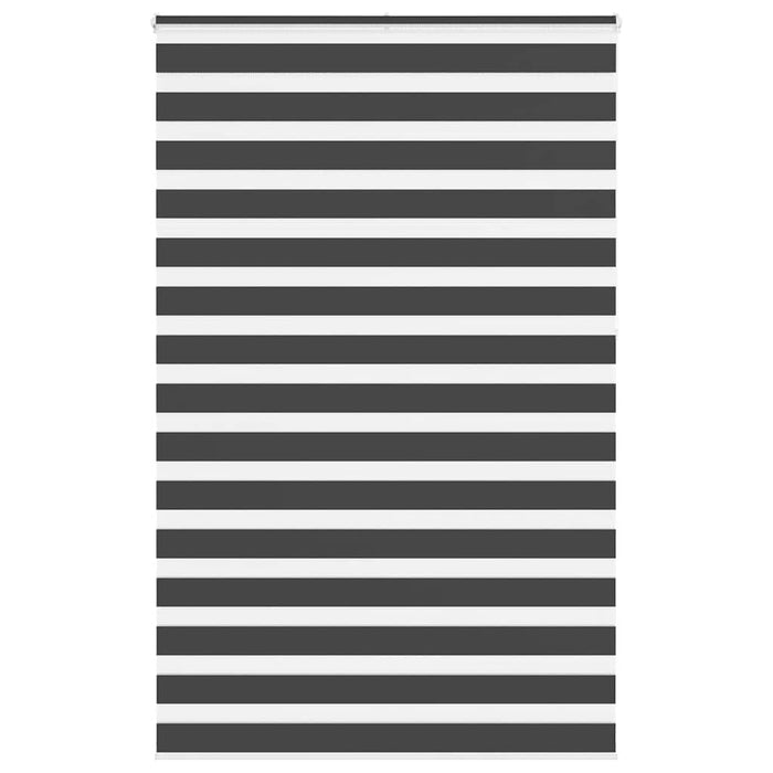 Jaluzea tip zebra neagră lățime țesătură 140,9 cm poliester - WALTI WALTI