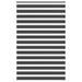 Jaluzea tip zebra neagră lățime țesătură 140,9 cm poliester - WALTI WALTI