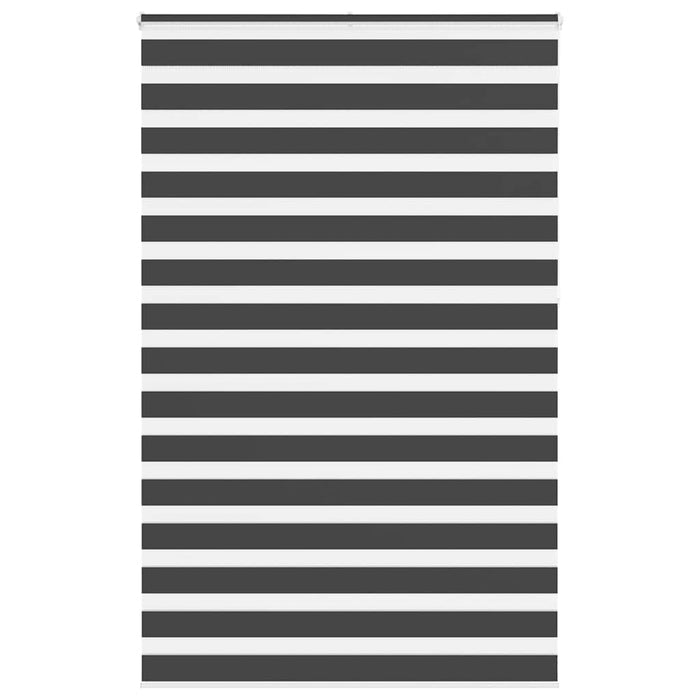 Jaluzea tip zebra neagră lățime țesătură 145,9 cm poliester - WALTI WALTI