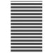 Jaluzea tip zebra neagră lățime țesătură 145,9 cm poliester - WALTI WALTI