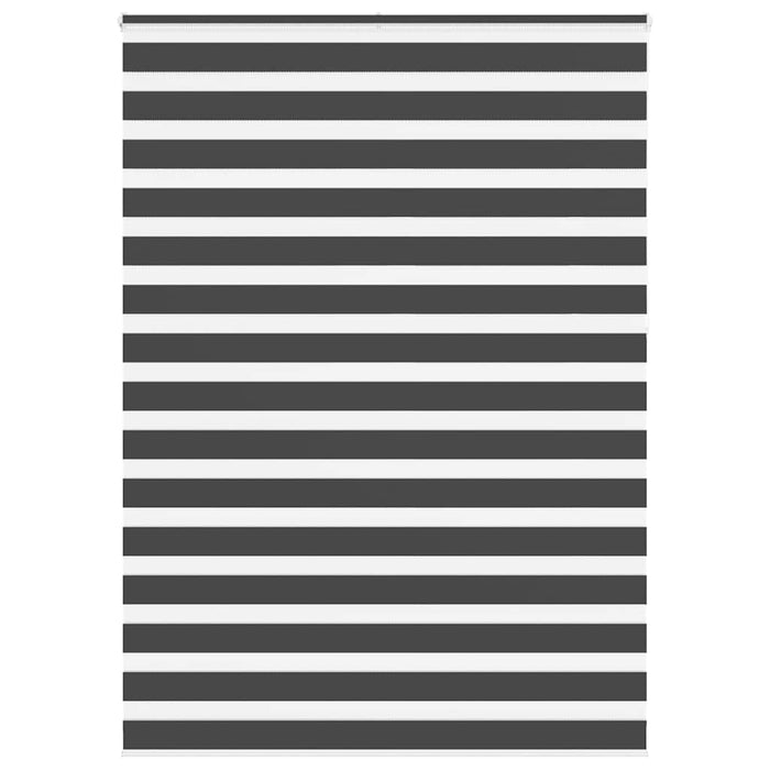 Jaluzea tip zebra neagră lățime țesătură 150,9 cm poliester - WALTI WALTI