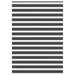 Jaluzea tip zebra neagră lățime țesătură 150,9 cm poliester - WALTI WALTI