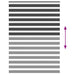 Jaluzea tip zebra neagră lățime țesătură 150,9 cm poliester - WALTI WALTI