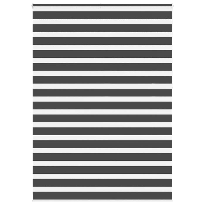 Jaluzea tip zebra neagră lățime țesătură 160,9 cm poliester - WALTI WALTI