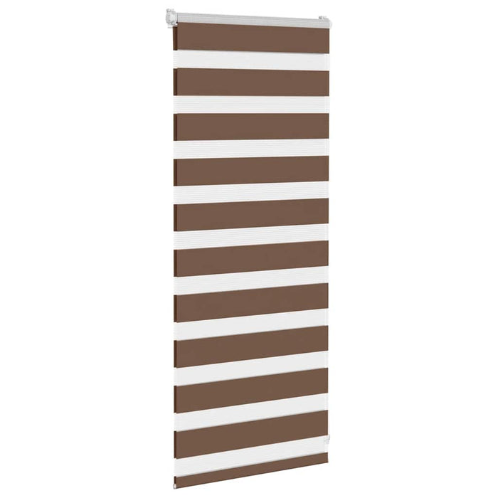Jaluzea tip zebra maro lățime țesătură 60,9 cm poliester - WALTI WALTI