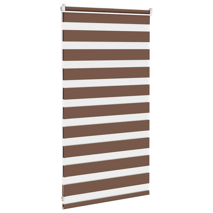 Jaluzea tip zebra maro lățime țesătură 75,9 cm poliester - WALTI WALTI